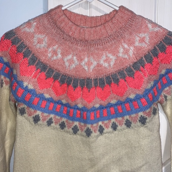 NWT Crewcuts Festive Fair Isle Sweater - Picture 4 of 9